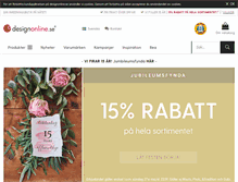 Tablet Screenshot of designonline.se